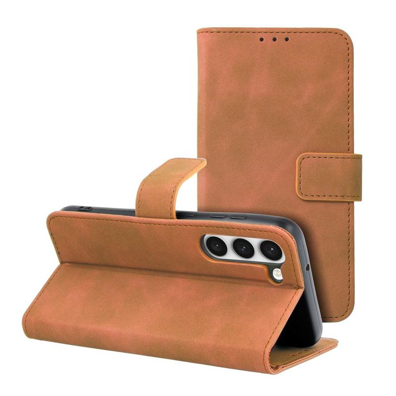 Tender Eco Leather Book Case (Samsung Galaxy S23) brown