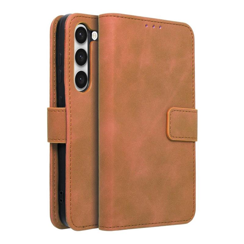 Tender Eco Leather Book Case (Samsung Galaxy S23) brown