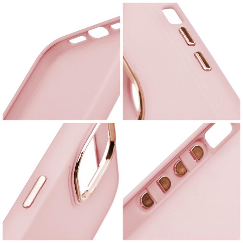 Frame TPU Thin Back Cover Case (Samsung Galaxy S23) powder pink