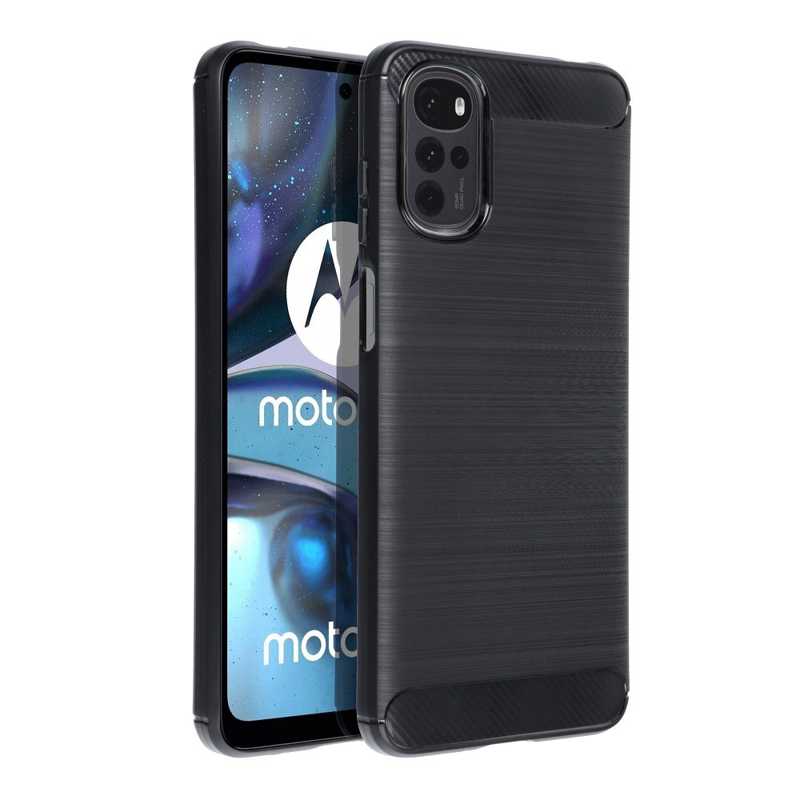 Carbon Case Back Cover (Motorola Moto G22) black