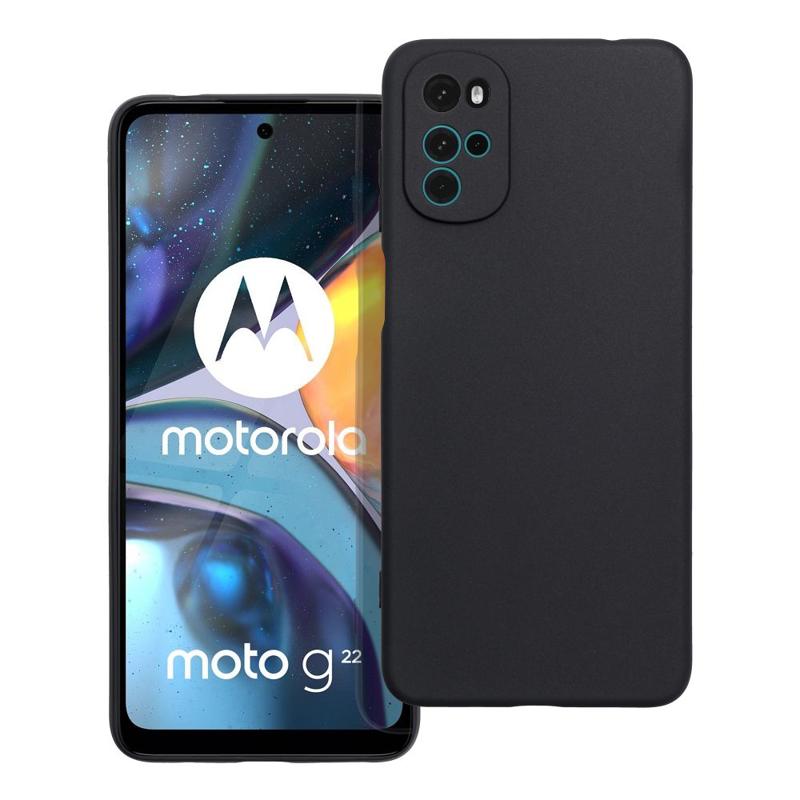 Soft Matt Case Back Cover (Motorola Moto G22) black