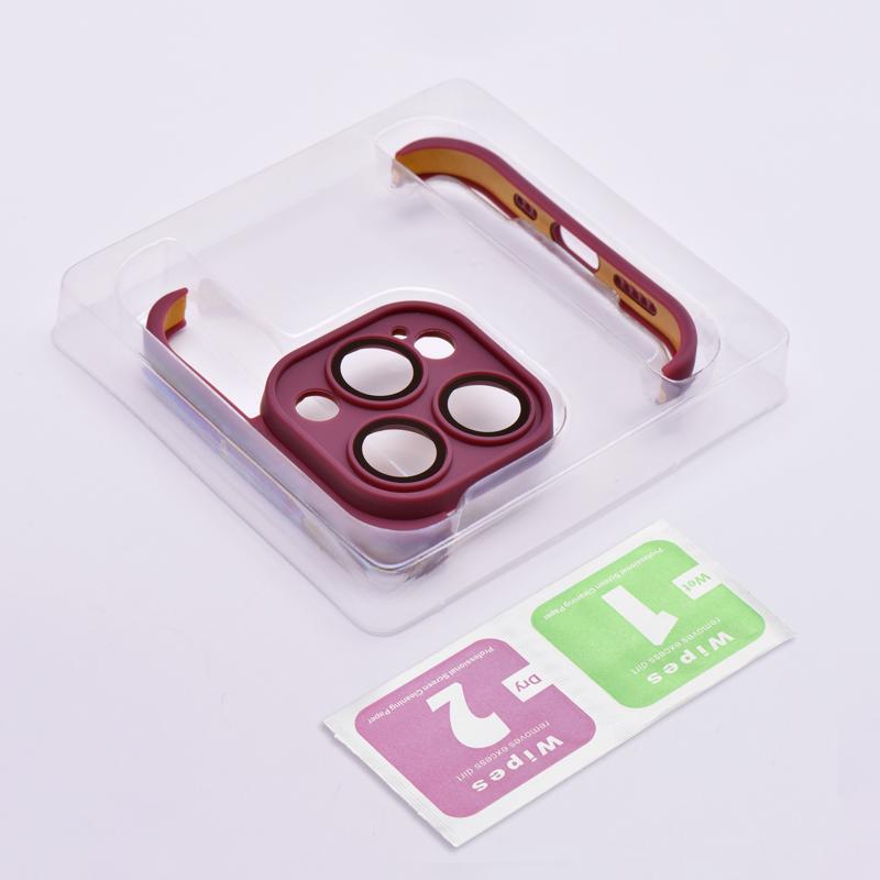 Mini Bumbers Camera Protection Case (iPhone 15 Pro) cherry