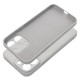 Silicone MagSafe Velver Back Cover Case (iPhone 15 Pro Max) titanium