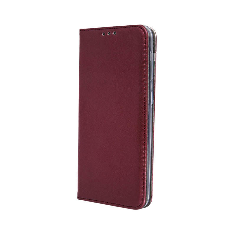 Smart Magnetic Leather Book Cover (Samsung Galaxy S24 Ultra) burgundy