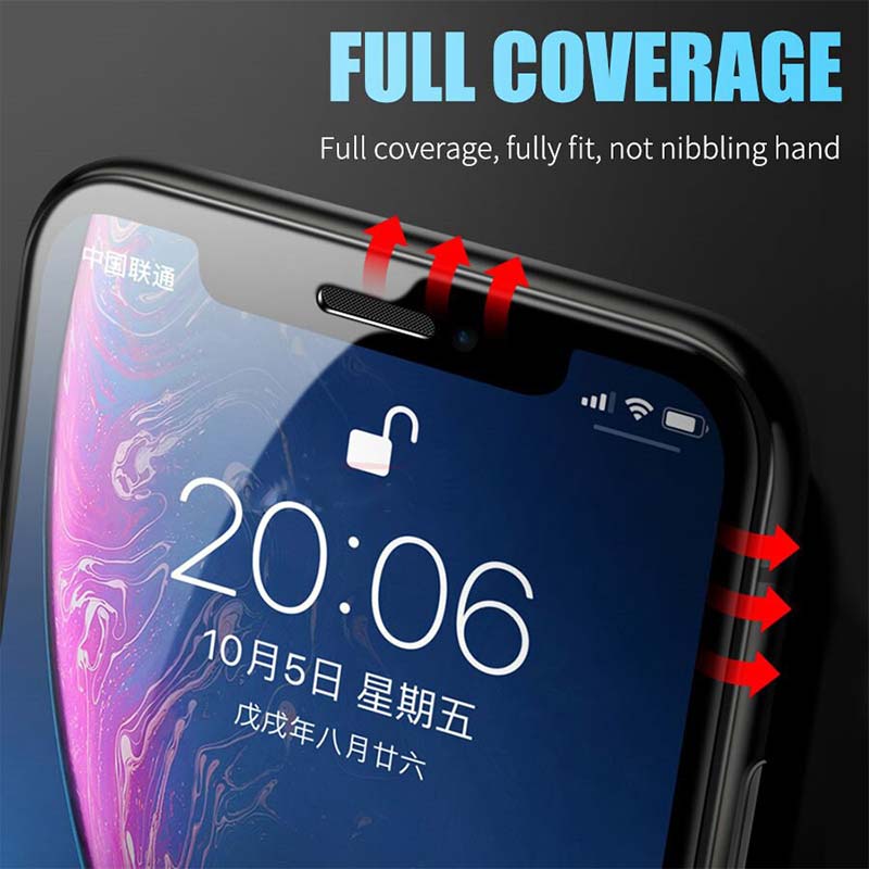 Full Cover Ceramic Nano Flexi Glass (iPhone 15 Pro Max) black