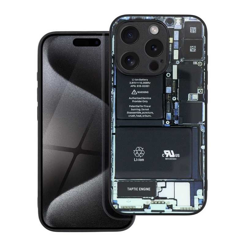 Techdown Armor TPU Glass Case (iPhone 15 Pro Max) design 1