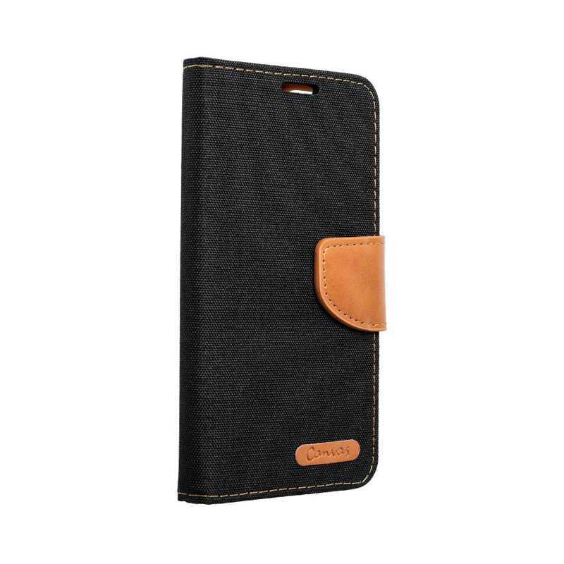 Canvas Book Cover Case (Xiaomi Redmi Note 13 Pro 5G / Poco X6 5G) black