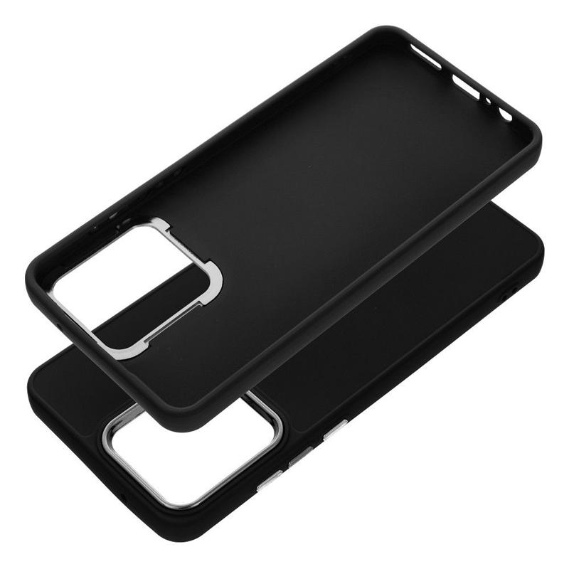 Frame TPU Thin Back Cover Case (Motorola Moto G84) black