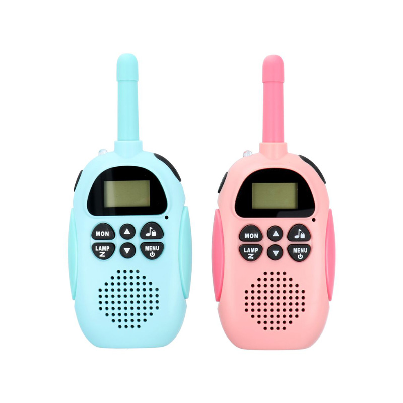 Σετ Παιδικοί Ασύρματοι Πομποδέκτες - Walkie Talkie Επαναφορτιζόμενοι Type-C (ροζ και μπλε 2τεμ)