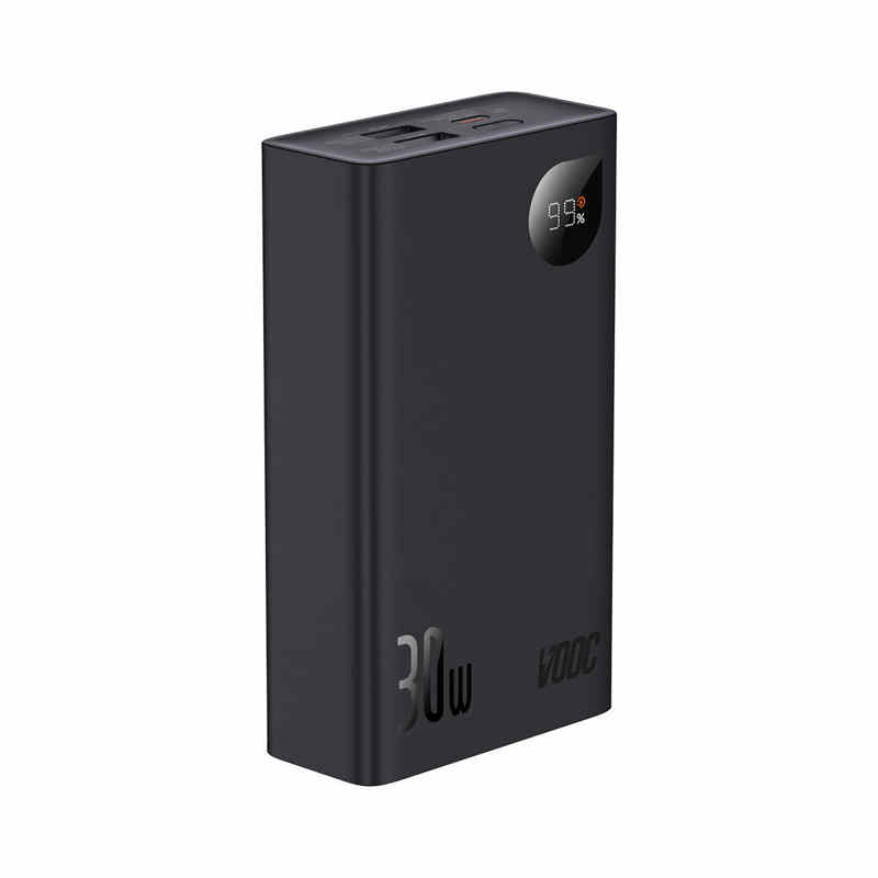 Baseus Adaman2 Power Bank 20000mAh 30W 2x USB / 1x Type-C PD QC3 SCP VOOC (black)