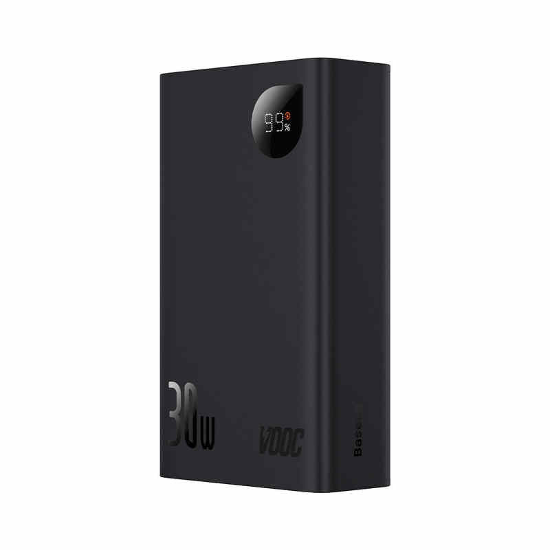 Baseus Adaman2 Power Bank 20000mAh 30W 2x USB / 1x Type-C PD QC3 SCP VOOC (black)