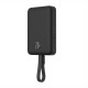 Baseus Mini MagSafe Power Bank 10000mAh 20W Built-in Lightning Cable με Θύρα Type-C (black)