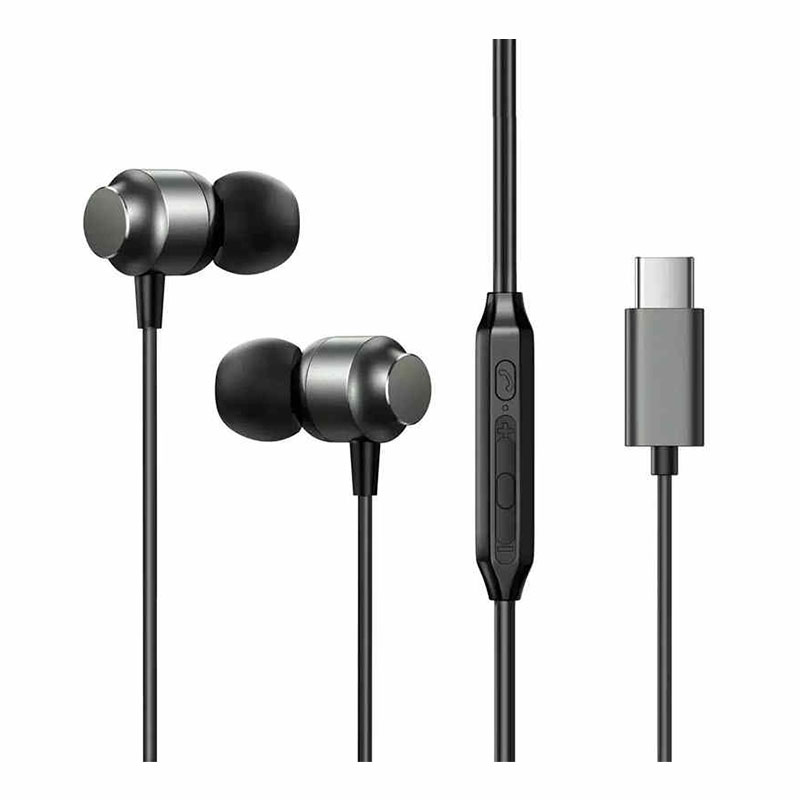 Joyroom JR-EC06 Type-C Ακουστικά In-Ear Handsfree (gray)