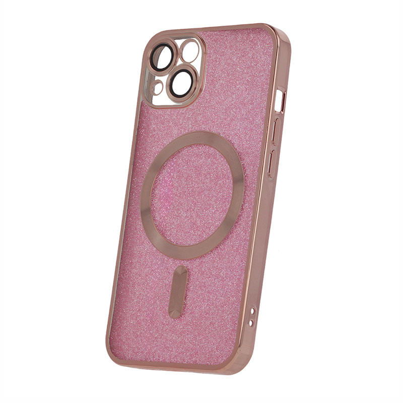 Glitter Chrome Mag Case (iPhone 12 Pro Max) pink