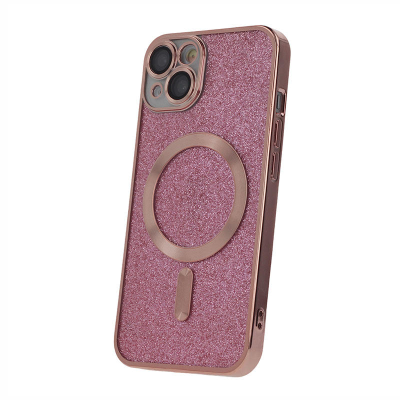 Glitter Chrome Mag Case (iPhone 12 Pro Max) pink