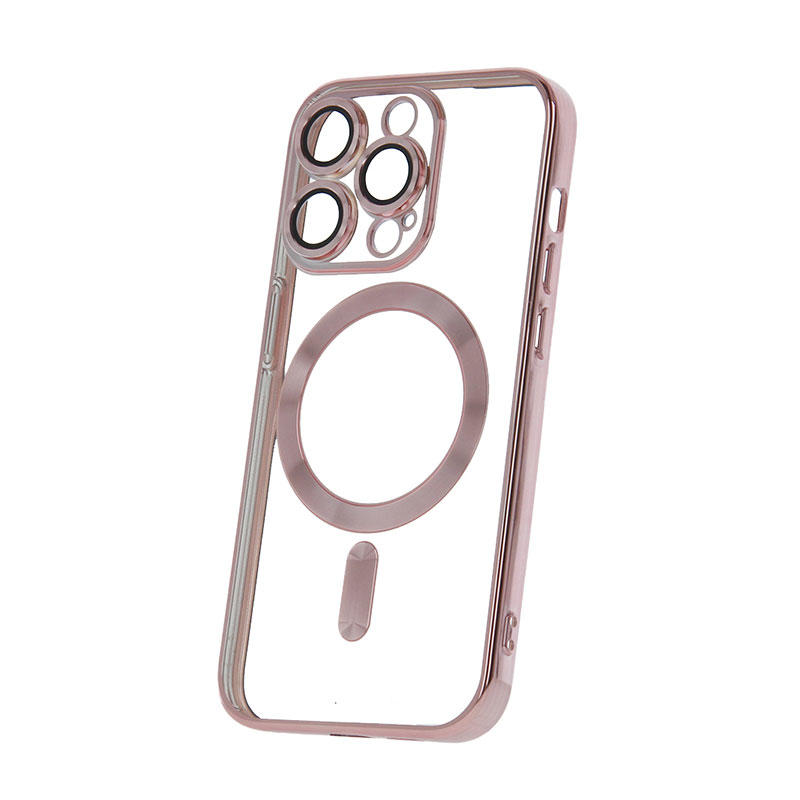 Color Chrome Mag Back Cover Case (iPhone 12 Pro) rose gold
