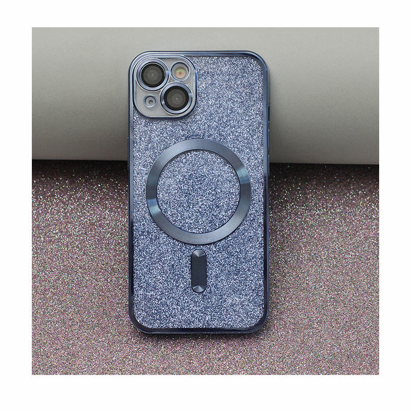 Glitter Chrome Mag Case (iPhone 13 Pro) blue