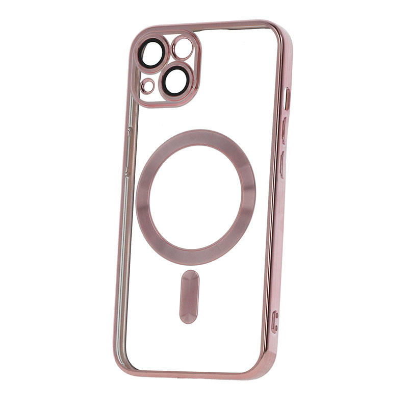 Color Chrome Mag Back Cover Case (iPhone 14 Pro) rose gold