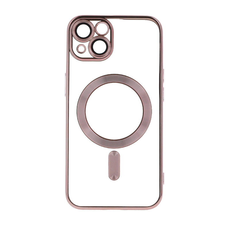 Color Chrome Mag Back Cover Case (iPhone 14 Pro) rose gold