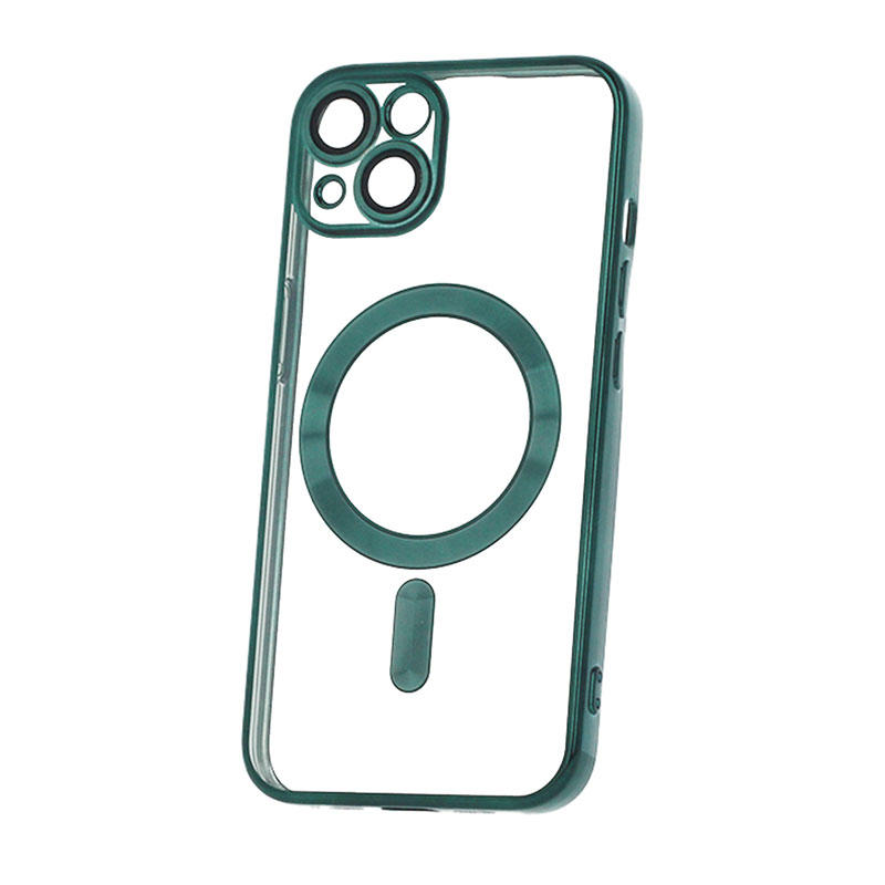Color Chrome Mag Back Cover Case (iPhone 15 Pro Max) green