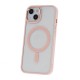 Satin Clear MagSafe Case (iPhone 15 Pro Max) pink