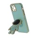 Astronaut 3D Silicone Back Cover Case (iPhone 15 Pro) mint