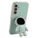 Astronaut 3D Silicone Back Cover Case (Samsung Galaxy S24) mint