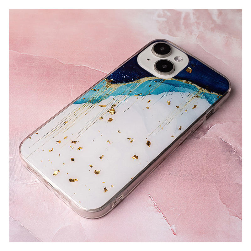 Gold Glam Back Cover Case (Samsung Galaxy A35 5G) iceberg