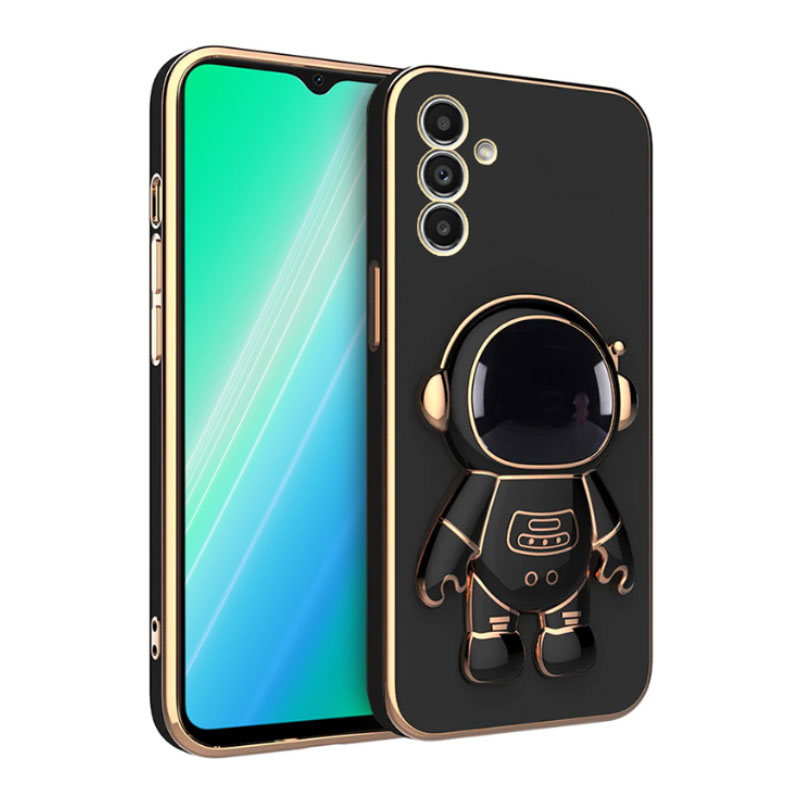 Astronaut 3D Silicone Back Cover Case (Samsung Galaxy A55 5G) black