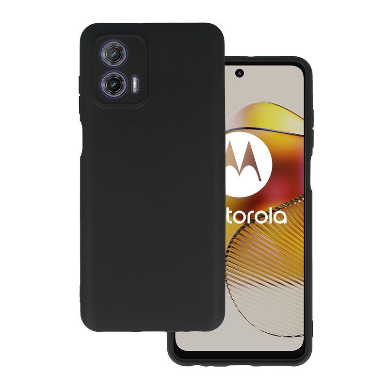 Soft Matt Case Back Cover (Motorola Moto G73) black