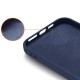 Silicone Soft Case Back Cover (Motorola Moto G73) dark blue