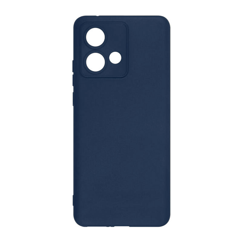 Soft Matt Case Back Cover (Motorola Moto G84) dark blue