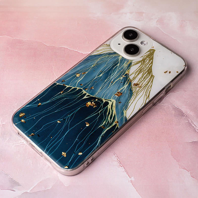 Gold Glam Back Cover Case (Samsung Galaxy A05S) mountain