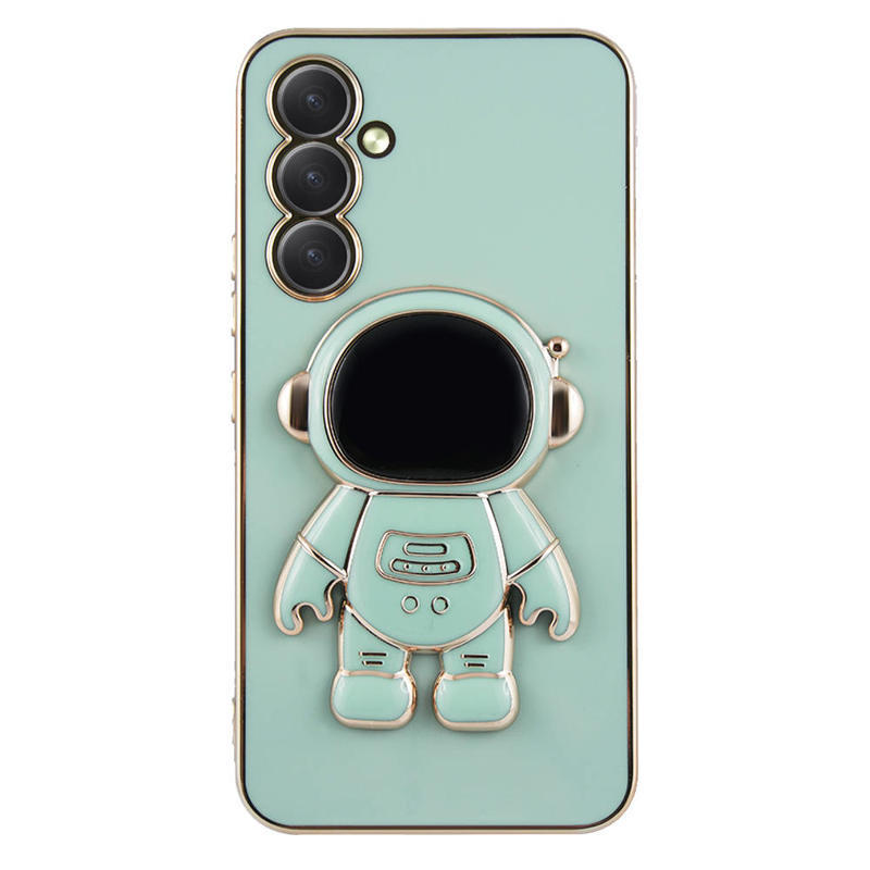 Astronaut 3D Silicone Back Cover Case (Samsung Galaxy A14 5G / 4G) mint
