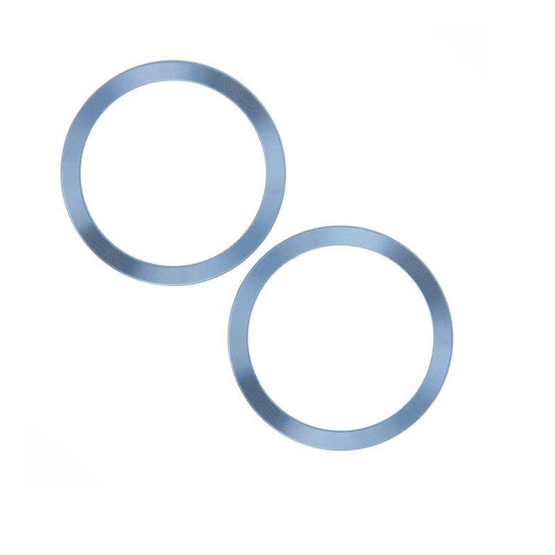 Universal Μαγνητικό Μεταλλικό Δακτυλίδι MagSafe με Aυτοκόλλητο (2 pcs) light blue