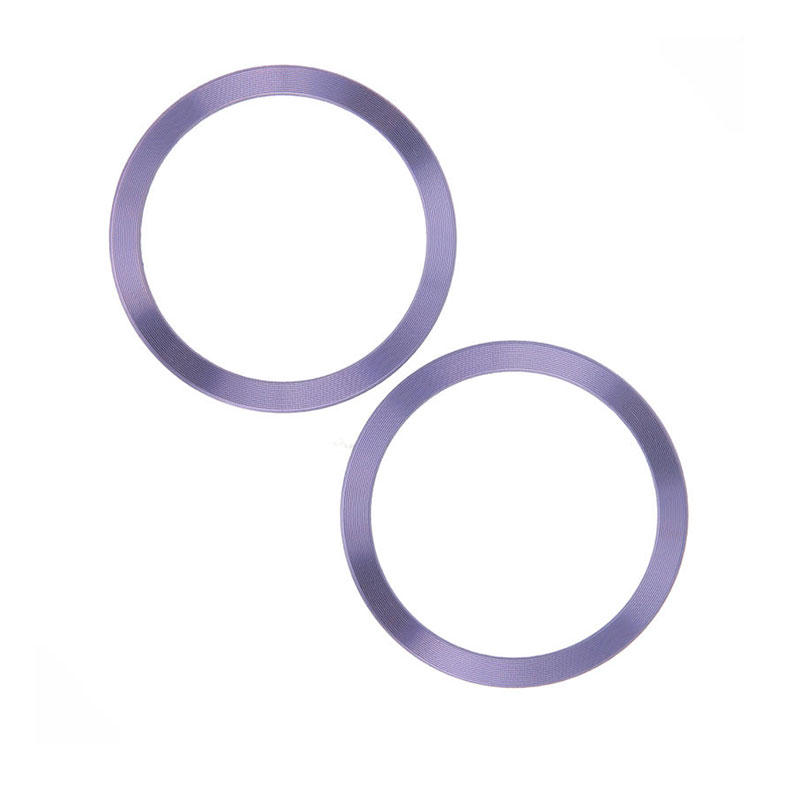 Universal Μαγνητικό Μεταλλικό Δακτυλίδι MagSafe με Aυτοκόλλητο (2 pcs) light purple