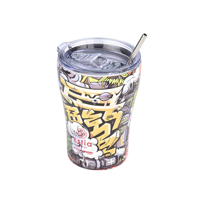 Estia Coffee Mug 350ml Save Τhe Aegean (Graffiti Rhythm)