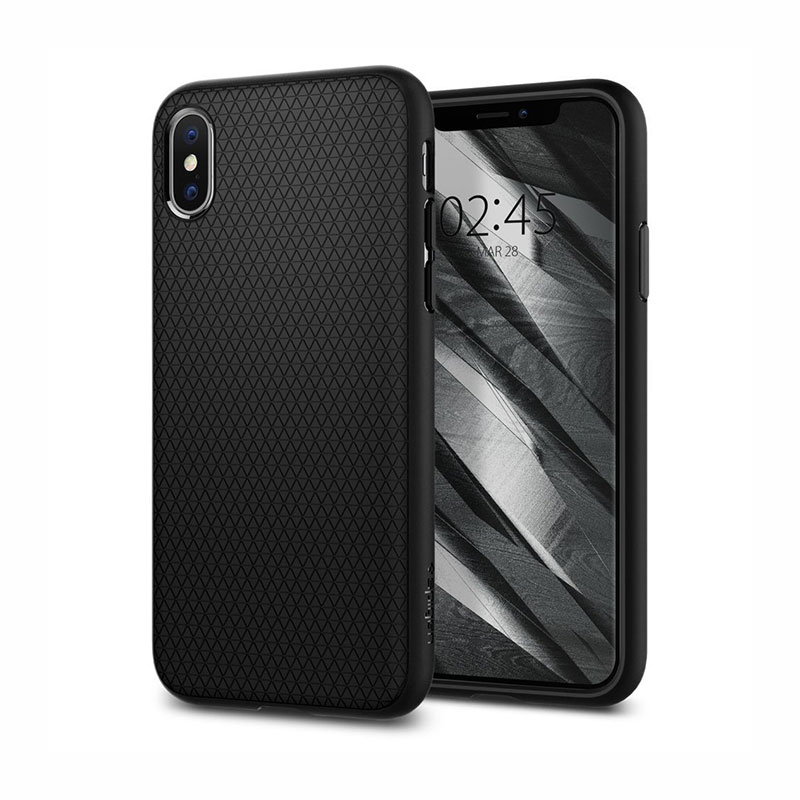 Spigen® Liquid Air™ 063CS25114 Case (iPhone X / XS) matte black