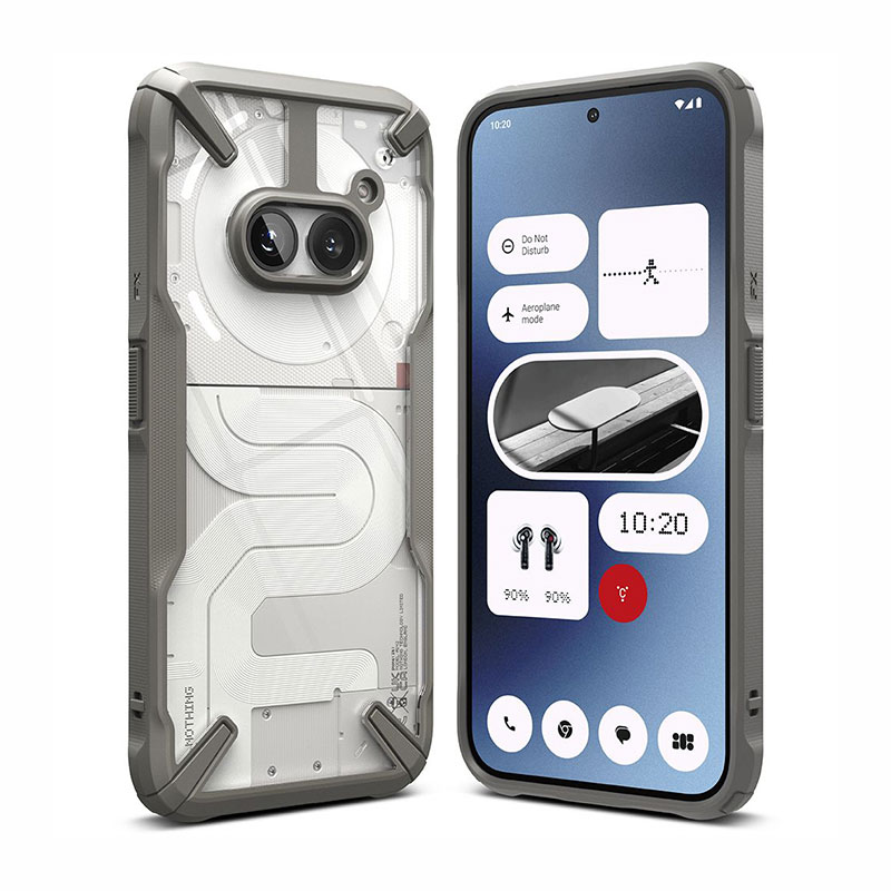 Ringke Fusion-X Back Case (Nothing Phone 2a) grey