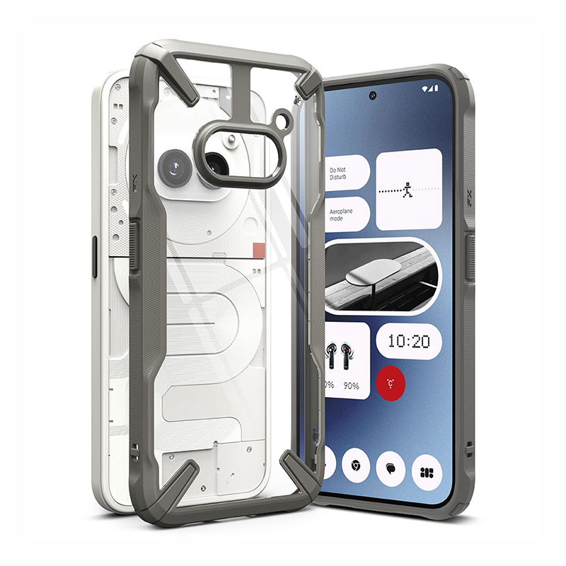 Ringke Fusion-X Back Case (Nothing Phone 2a) grey