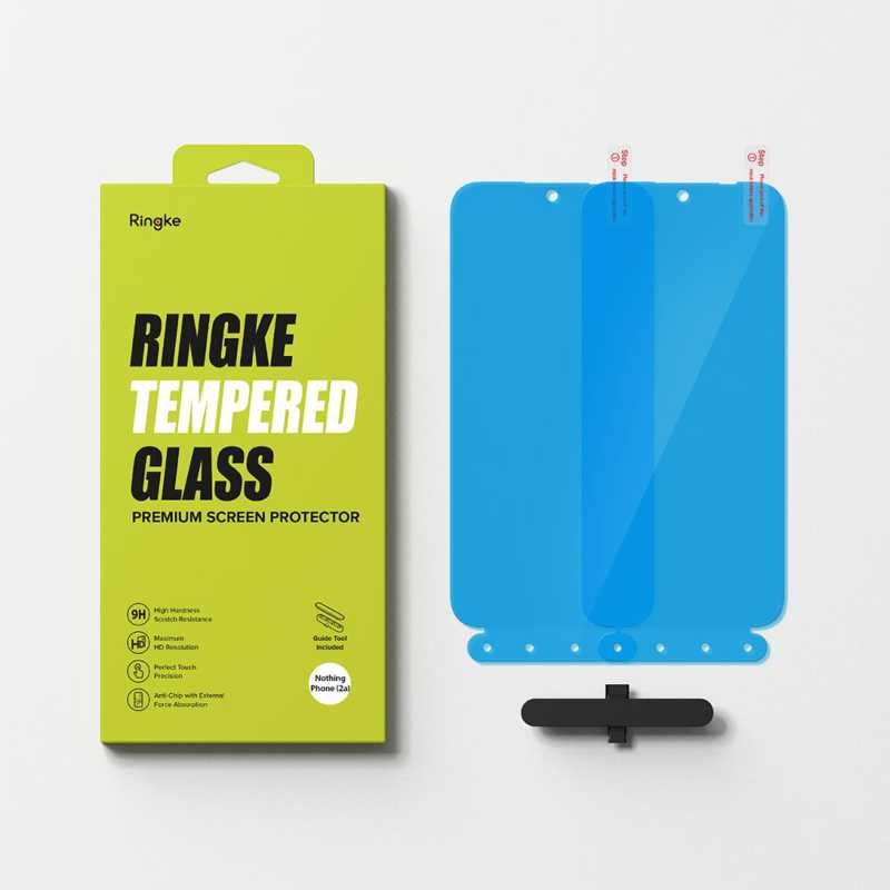 Ringke Invisible Defender TG 2x Tempered Glass (Nothing Phone 2a) clear