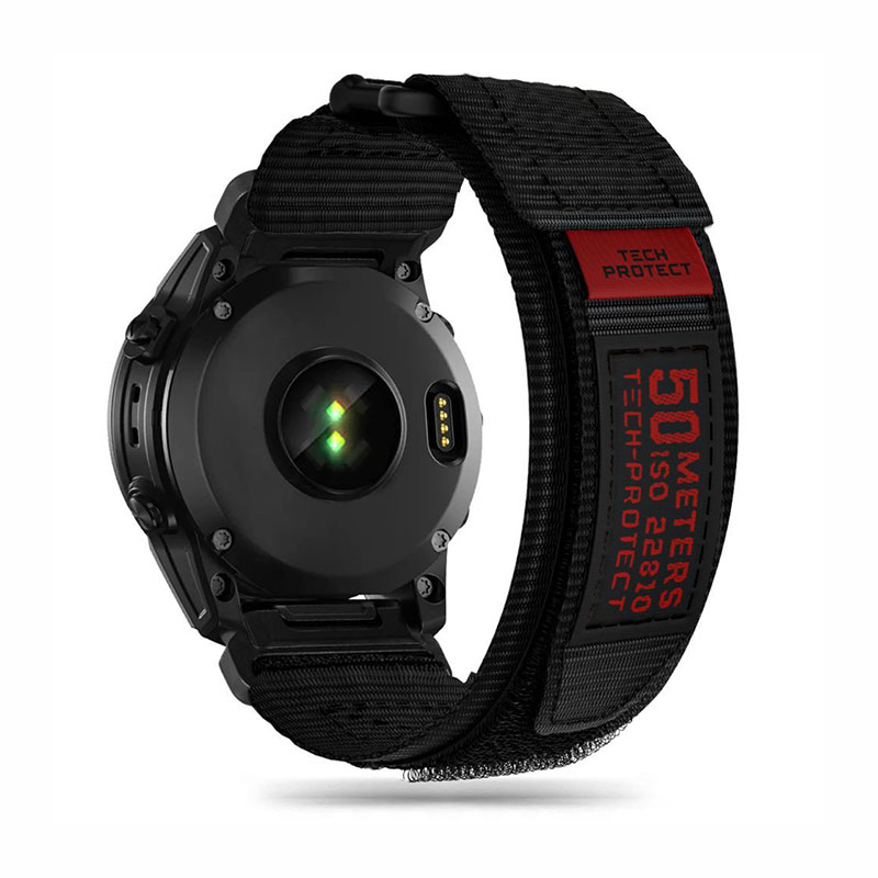 Tech-Protect Scout Pro Nylon Λουράκι (Garmin Fenix 5-5 Plus / 6-6 Pro / 7-7 Pro / 8) (47mm)  green