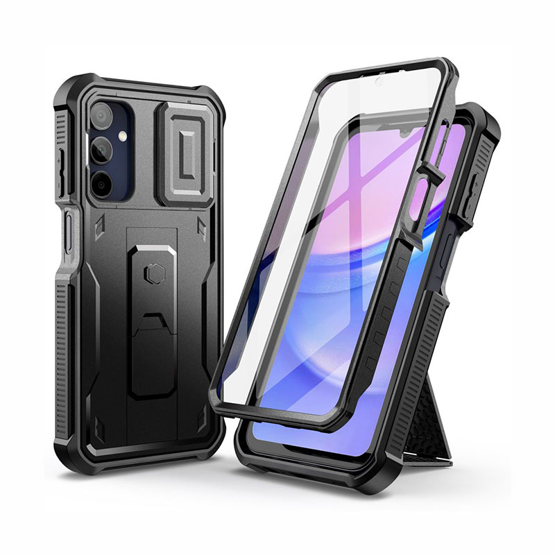 Tech-Protect Kevlar Cam+ 360 Case (Samsung Galaxy A15 5G / 4G) black