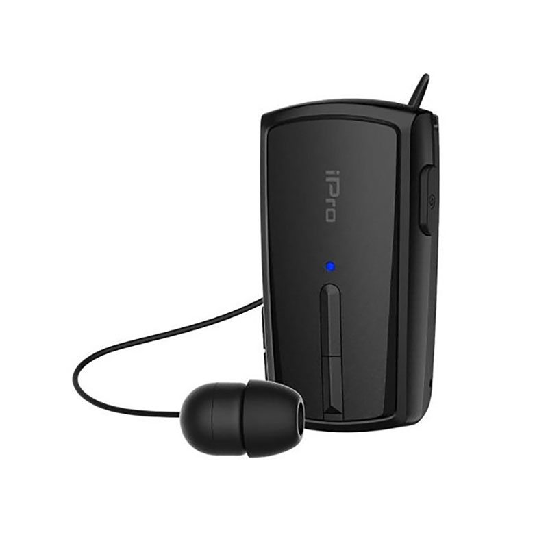 Ακουστικό Bluetooth iPro RH120 Retractable In-ear (black)