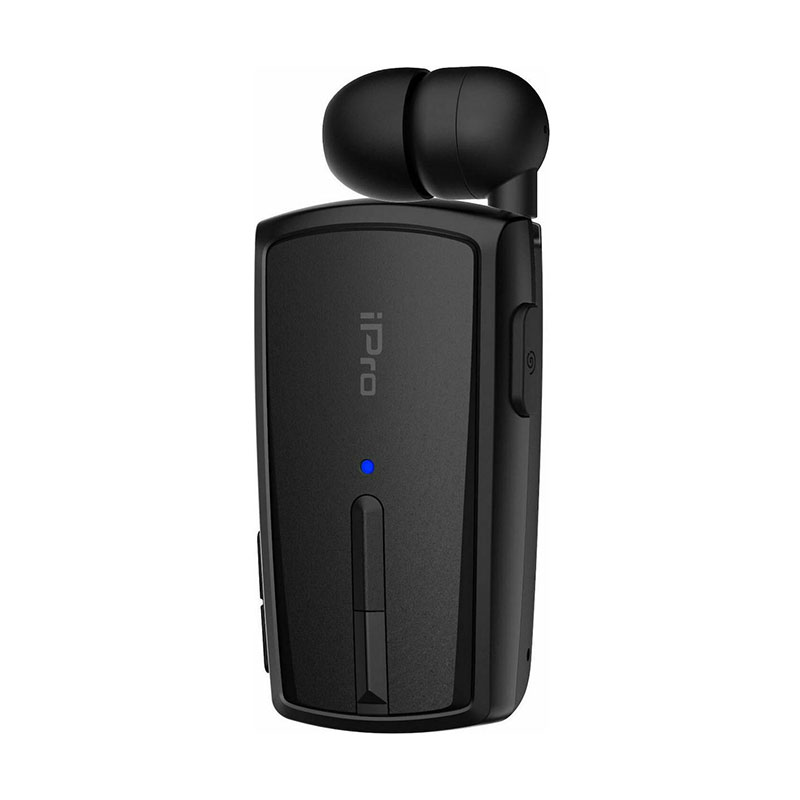 Ακουστικό Bluetooth iPro RH120 Retractable In-ear (black)