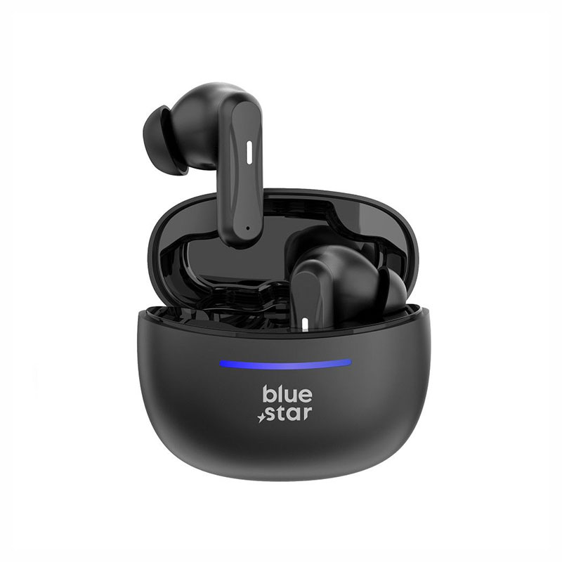 Blue Star BK44 TWS Ακουστικό Bluetooth 5.4 (black)