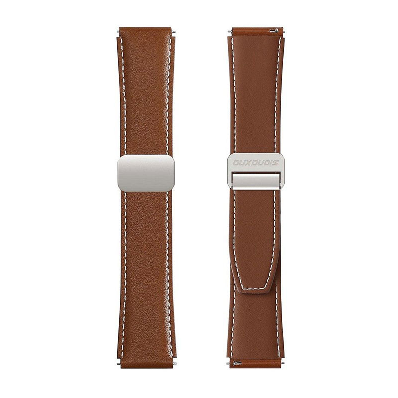 Dux Ducis Leather Strap Λουράκι 22mm (Samsung Galaxy / Huawei / Honor / Xiaomi Watch) brown