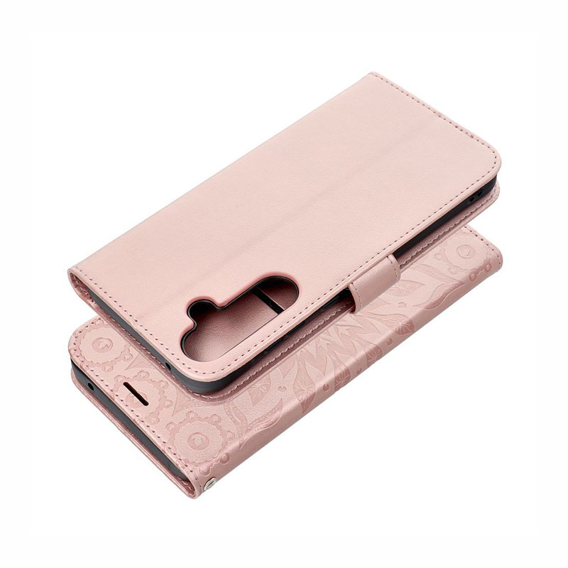 Forcell Mezzo Mandala Book Cover Case (Samsung Galaxy A35 5G) rose gold