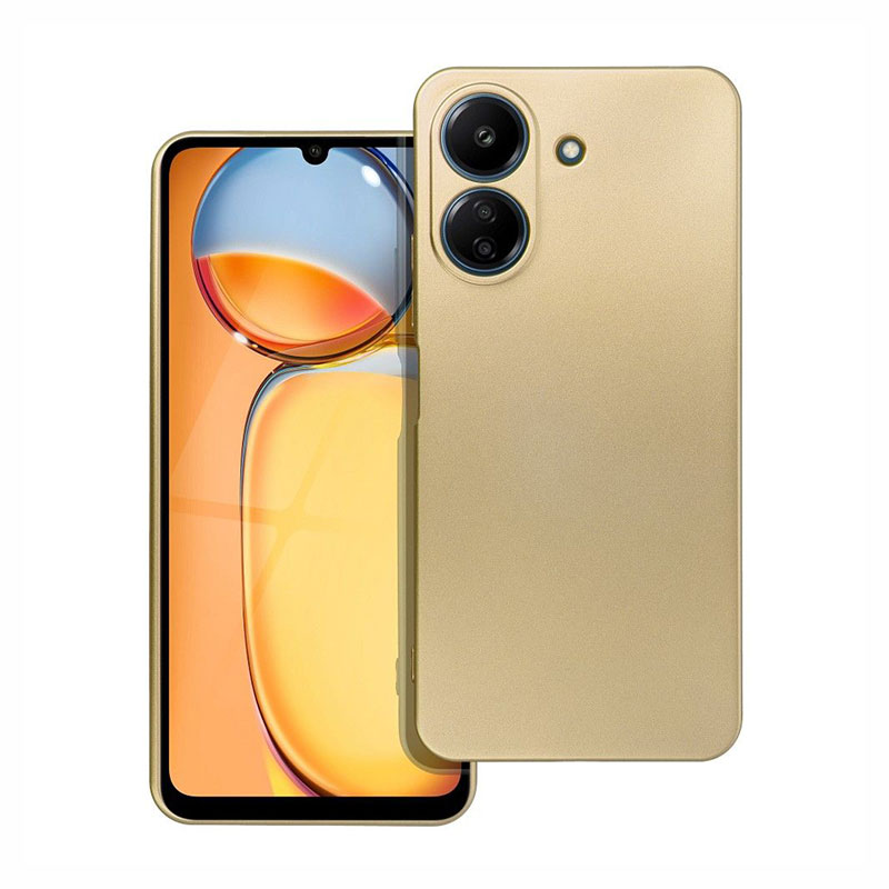 Forcell Metallic Back Cover Case (Xiaomi Redmi 13C / Poco C65) gold