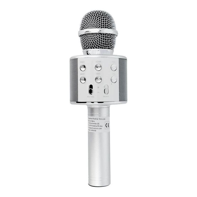 Nemo Ασύρματο Μικρόφωνο Karaoke WS858 (silver)